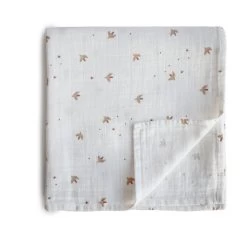 Mushie Mushie - Couverture En Mousseline De Coton Biologique, Moineau