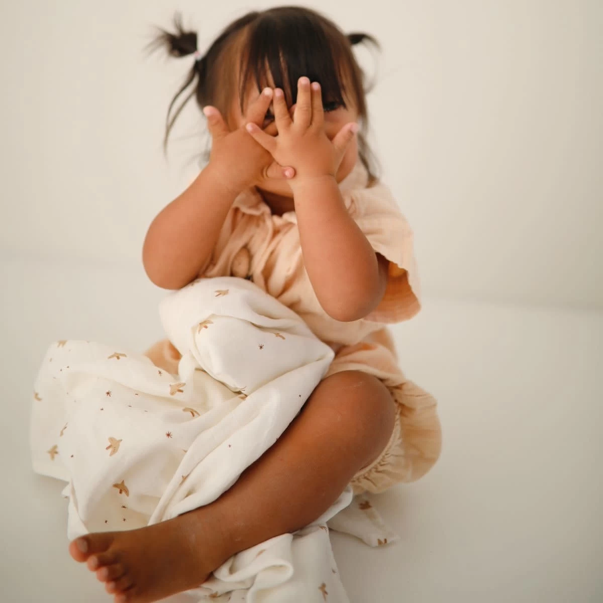 Mushie Mushie - Couverture En Mousseline De Coton Biologique, Moineau – Image 4