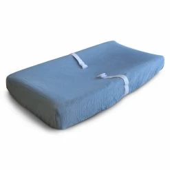 Mushie Mushie - Couvre-Matelas à Langer En Mousseline De Coton, Alizés