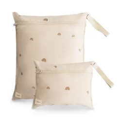 Mushie Mushie - Ensemble De 2 Sacs Imperméables, Arc-en-ciel