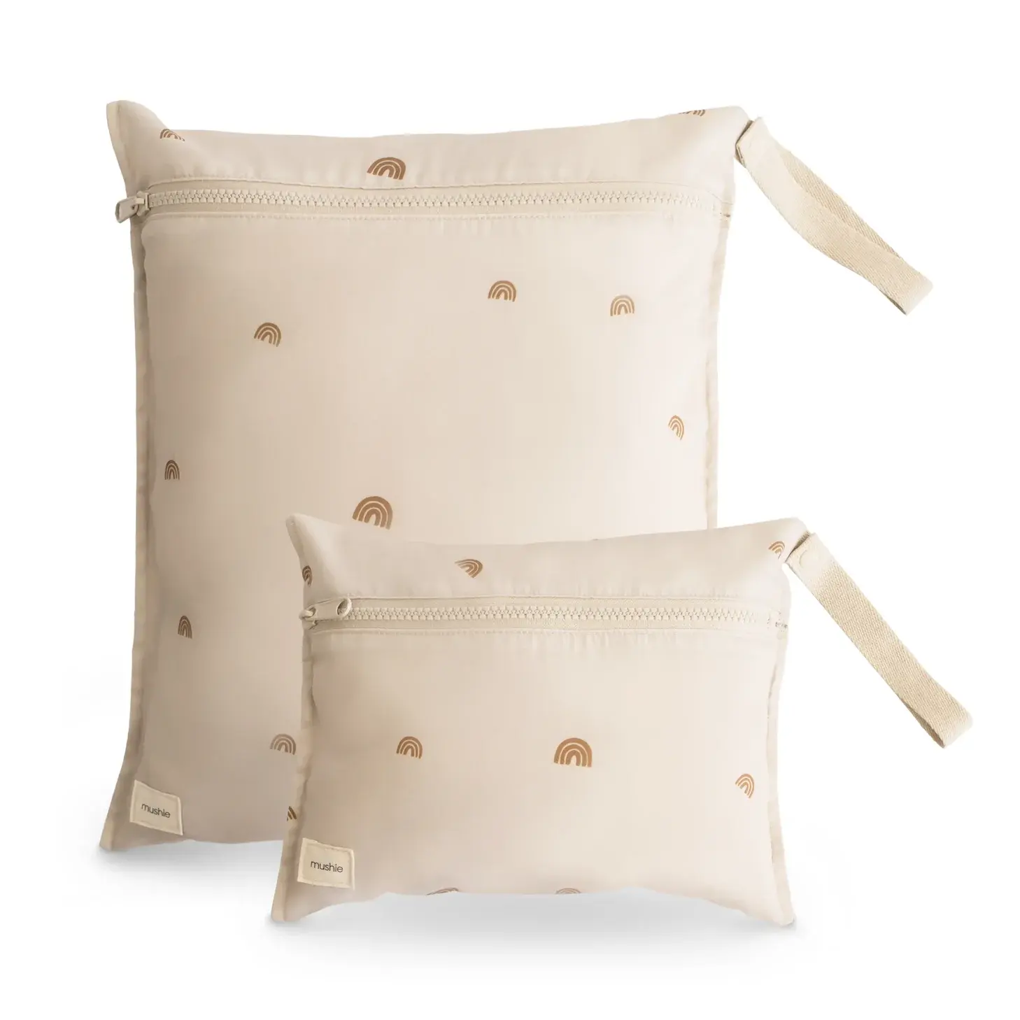 Mushie Mushie - Ensemble De 2 Sacs Imperméables, Arc-en-ciel