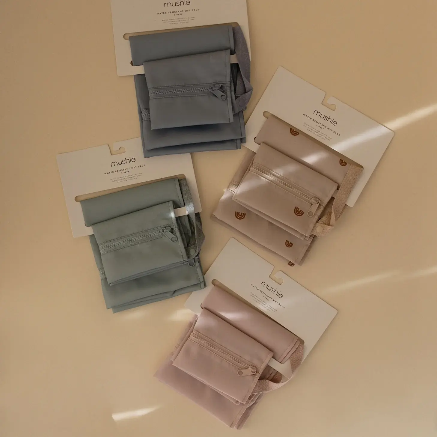 Mushie Mushie - Ensemble De 2 Sacs Imperméables, Blush – Image 8