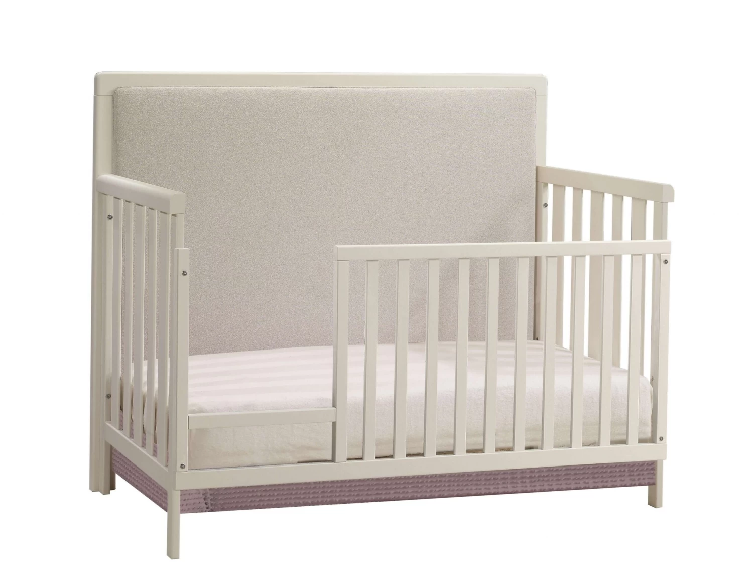 Natart Juvenile Natart Kyoto - Lit De Bébé Convertible 5-en-1 Avec Panneau En Lin Talc – Image 2