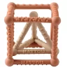 Nattou Nattou - Ensemble Cube Et Pyramide En Silicone, Terra Et Sable