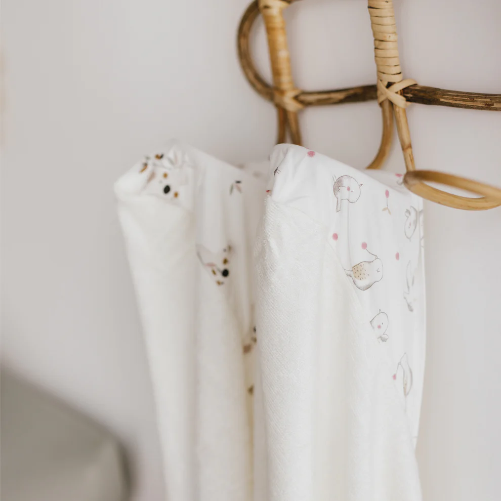 Perlimpinpin Perlimpinpin - Serviette à Capuchon En Bambou, Pics Bois – Image 4