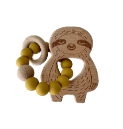 Pois Et Moi - Hochet Paresseux, Moutarde