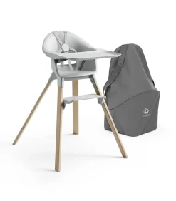 Stokke Stokke Clikk - Chaise Haute Avec Sac De Transport, Gris