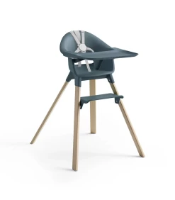 Stokke Stokke Clikk - Chaise Haute, Bleu Fjord