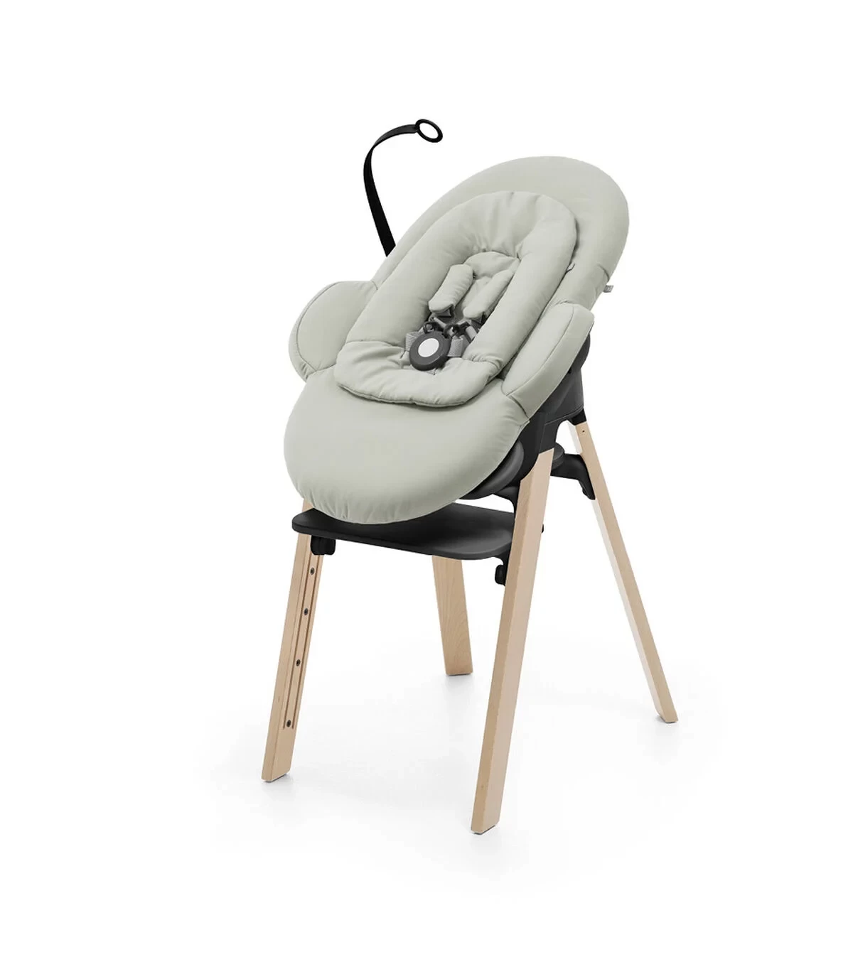 Stokke Stokke Steps - Transat, Chevrons Gris Et Blanc – Image 3