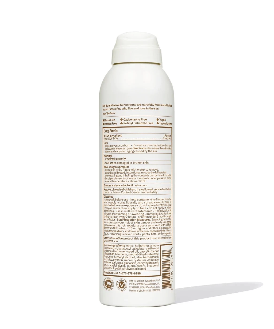 SunBum SunBum - Vaporisateur Solaire Minéral En Aérosol FPS 30 – Image 4