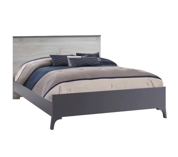 Natart Juvenile Tulip Metro - Rails De Conversion Et Pied De Lit à Profil Bas Pour Lit Double