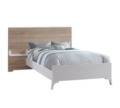 Natart Juvenile Tulip Metro - Rails De Conversion Et Pied De Lit à Profil Bas Pour Lit Simple