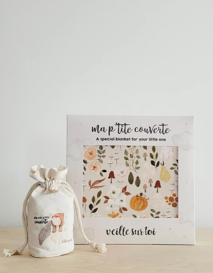 Veille Sur Toi Veille Sur Toi - Couverture En Peluche, Automne En Fleur – Image 3