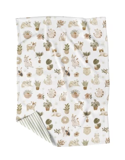 Veille Sur Toi Veille Sur Toi - Couverture En Peluche, Sammy Et Ses Plantes