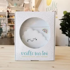 Veille Sur Toi Veille Sur Toi - Veilleuse En Verre, Bébé Jules